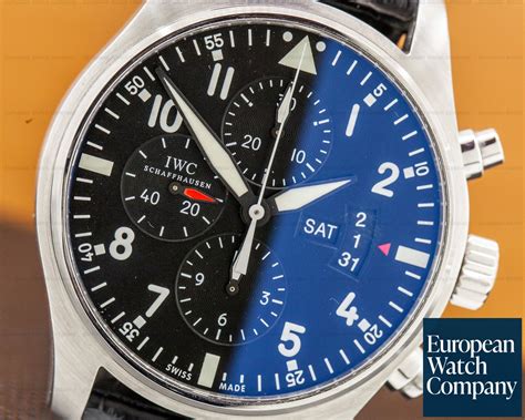 iwc 377701|iwc 3777 pilot chronograph.